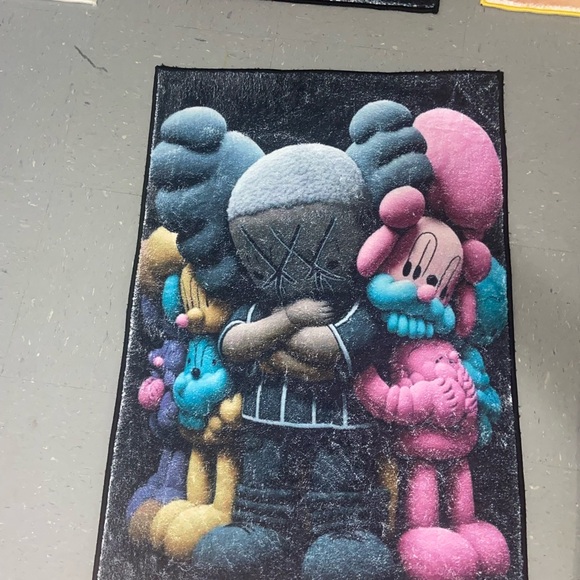 Colorful Character Art Rug - Picture 2 of 2